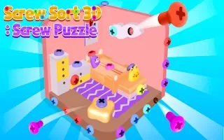 Screw Sort 3D Screw Puzzle