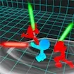 Stickman Neon Sword Fighting